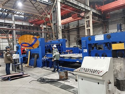Máquina de corte de metal em comprimento